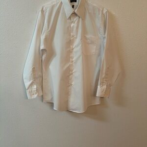 Arrow White Dress Shirt Classic Cotton Long Sleeve